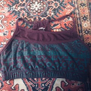 Earthbound yoga sports bra